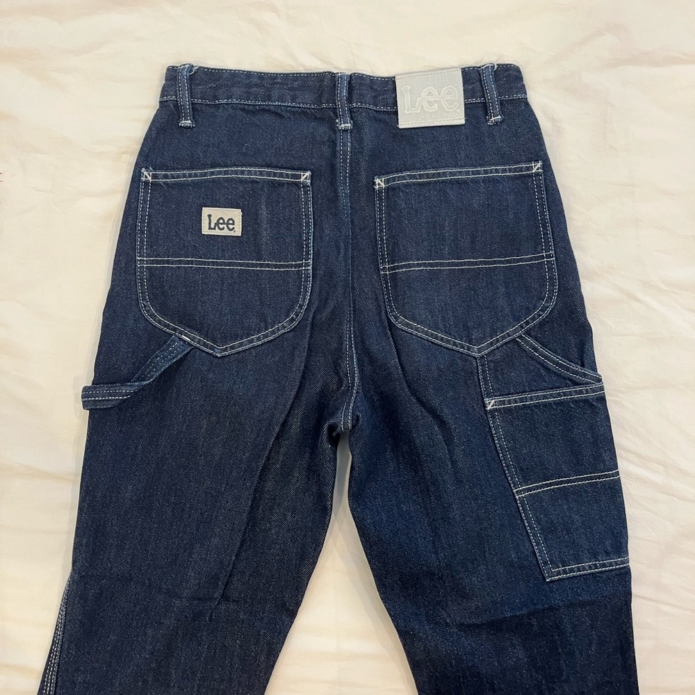 LEE cargo jeans with white stitching
